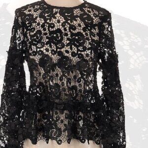 H&M Long sleeve blouse - Lace, Crochet
